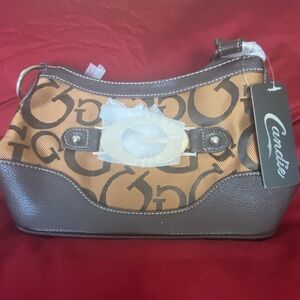 Candie's Brown and Tan Shoulder Bag